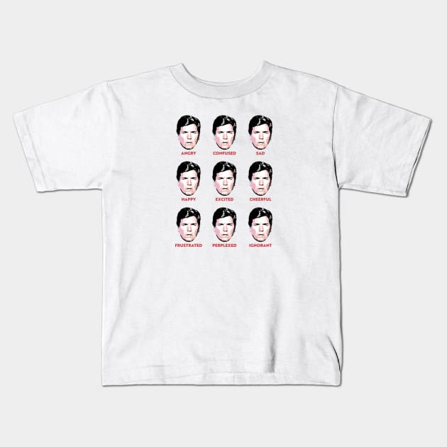 Tucker Carlson Kids T-Shirt by understack